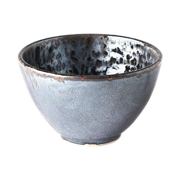 Melni pelēka keramikas bļodiņa MIJ Pearl, ø 13 cm