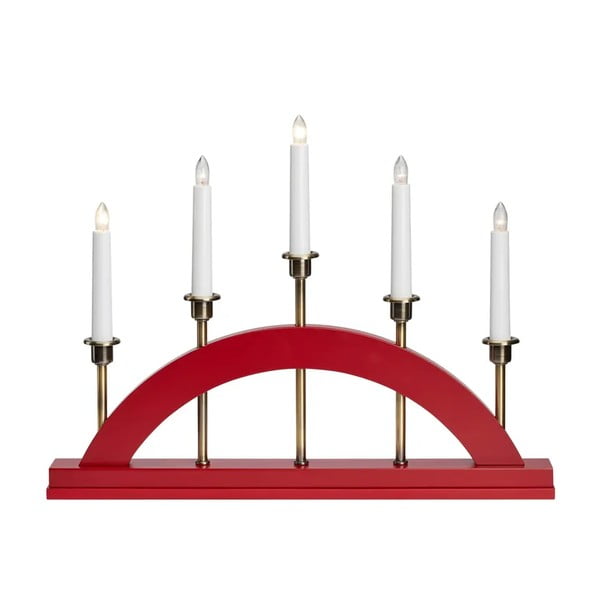 Sarkans Ziemassvētku gaismas dekors Bridge – Markslöjd-image-4