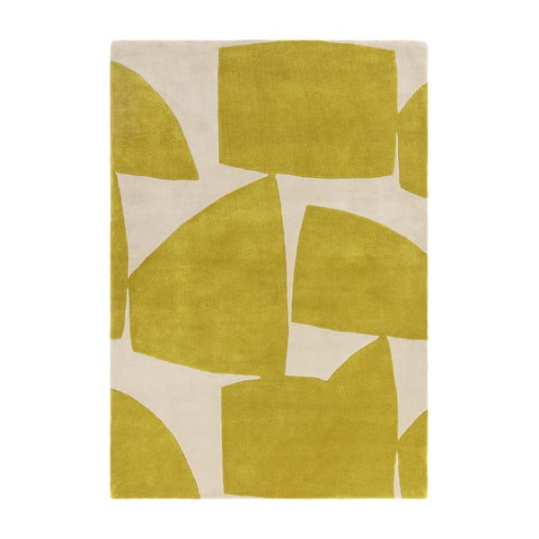 Okera dzeltens ar rokām darināts paklājs no pārstrādātas šķiedras 160x230 cm Romy – Asiatic Carpets