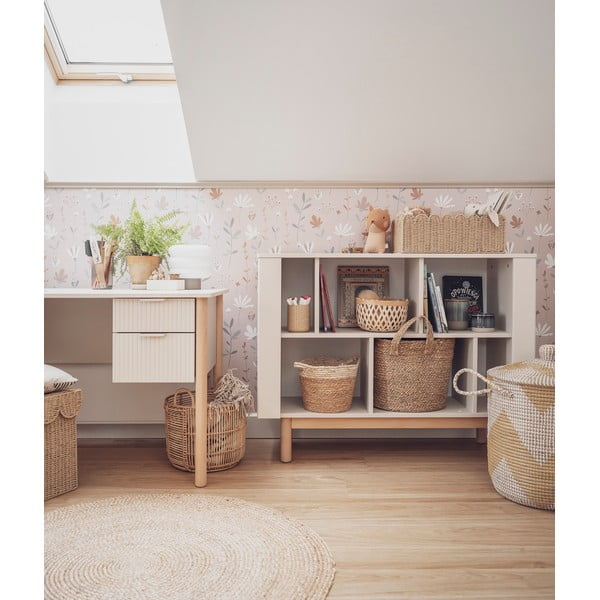 Bēšs bērnu grāmatu plaukts 120x40 cm Miloo – Pinio-image-3