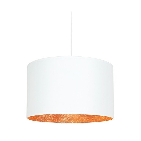 Piekarināmā lampa baltā un vara krāsā Sotto Luce Mika, ⌀ 40 cm-image-1