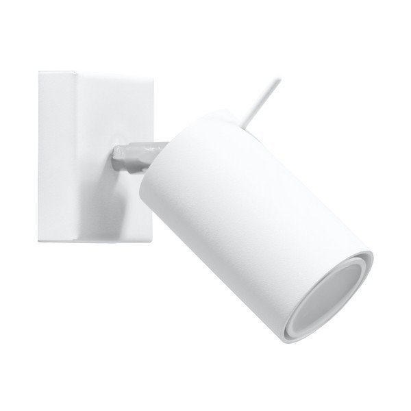 Balta metāla prožektora tipa lampa 8x8 cm Etna – Sollux