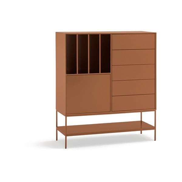 Ķieģeļu sarkans skapītis 120x140x45 cm Platt – Teulat-image-2