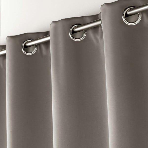 Pelēks gaismu necaurlaidīgs aizkars 135x240 cm Occult – douceur d'intérieur-image-1
