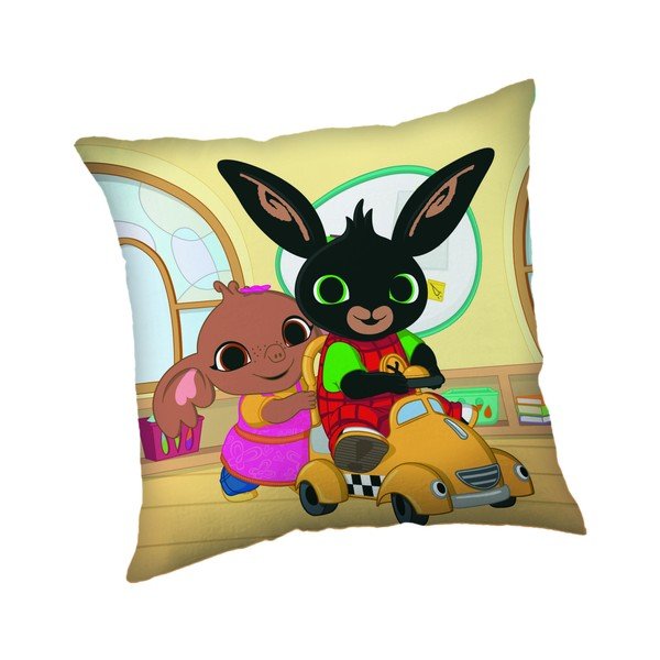 Bērnu spilvens 40x40 cm Králíček Bing Let´s Play – Jerry Fabrics