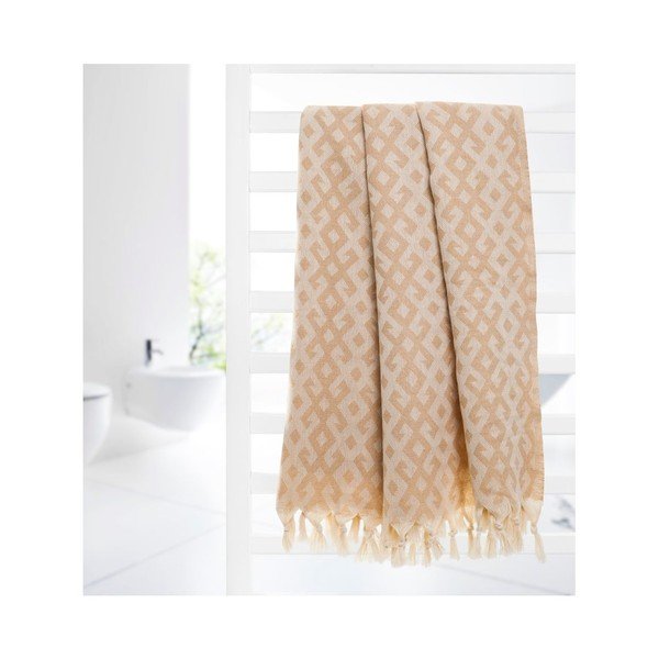 Hammam vannas dvielis Orient Beige, 95x175 cm-image-2