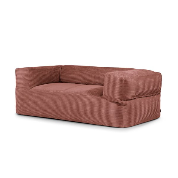 Ķieģeļu sarkans velveta sēžammaiss Sofa MooG – SLOWDOWN