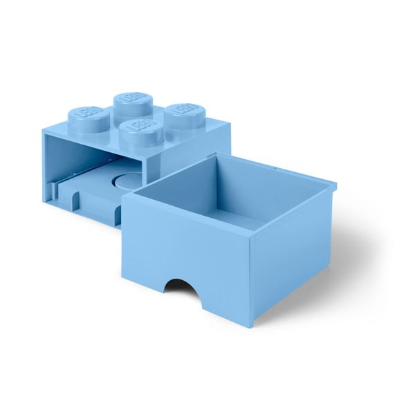 Gaiši zila kvadrātveida glabāšanas kaste LEGO®-image-4
