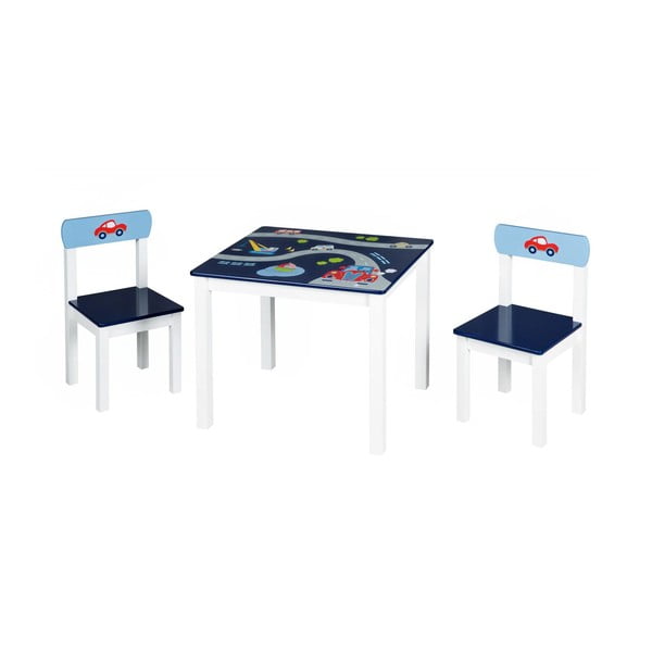 Bērnu mēbeļu komplekts (3 gab.) Rennfahrer – Roba