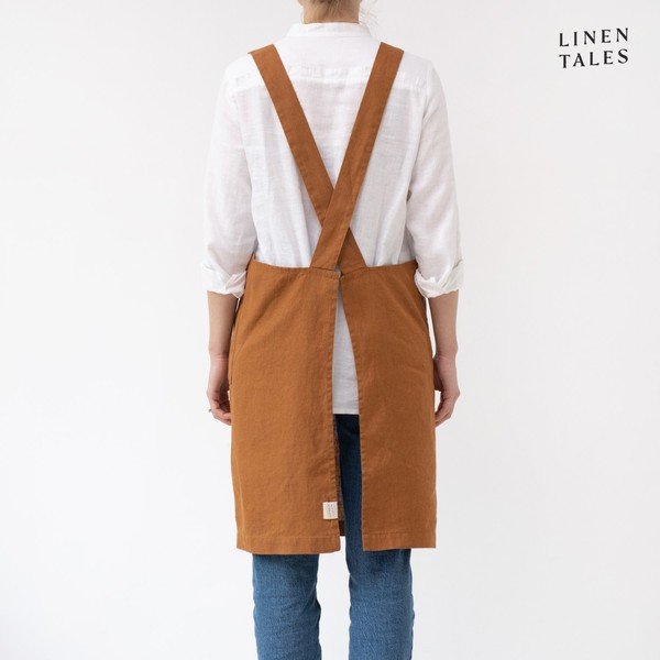 Lina priekšauts Crossback – Linen Tales-image-2