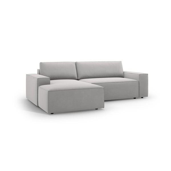 Gaiši pelēks salokāms stūra dīvāns (ar kreiso stūri) Jodie – Micadoni Home-image-2