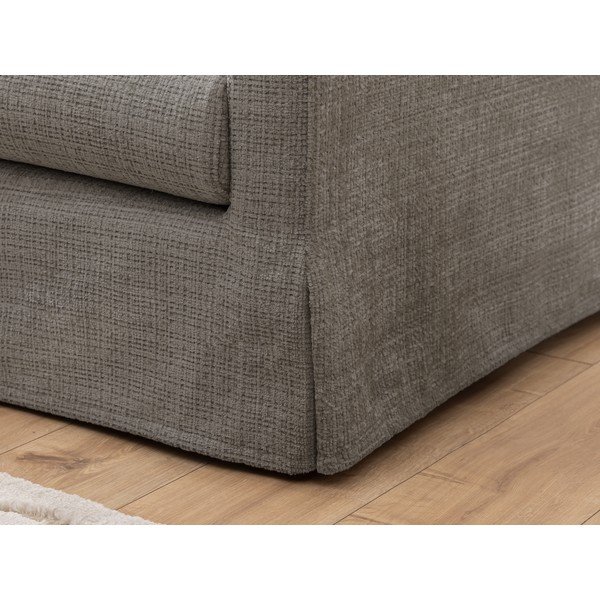 Pelēks dīvāns 140 cm Paphos – Ropez-image-2