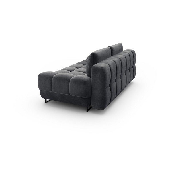 Tumši pelēks trīsvietīgs samta dīvāns Windsor & Co Sofas Cirrus-image-3
