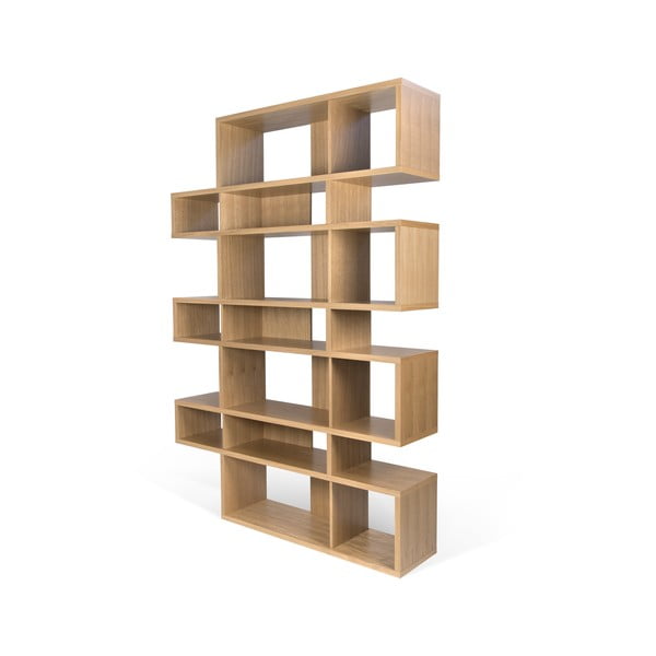 Brūns grāmatu plaukts TemaHome London, 220 x 34 cm-image-2