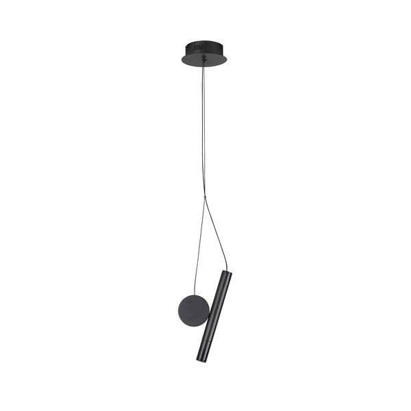 Matēti melna alumīnija LED piekaramā lampa ø 23,5 cm Vero – Nova Luce