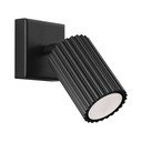 Melna prožektora tipa lampa 8x16 cm Gleam – Sollux