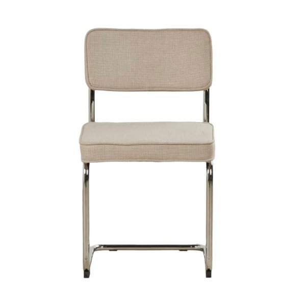 Bēšs polsterēts šūpojošs pusdienu krēsls Rupert – Unique Furniture-image-2