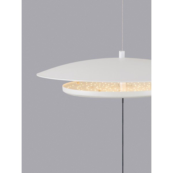 Matēti balta alumīnija LED stāvlampa ar regulējamu spilgtumu (augstums 370 cm) Olos – Nova Luce-image-2