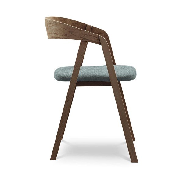 Zils masīvkoka ēdamistabas krēsls Erika – Makamii-image-2