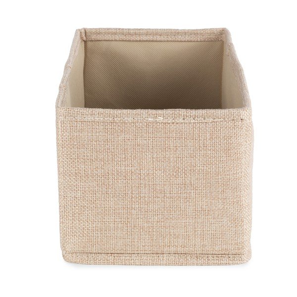 Bēša tekstila uzglabāšanas kaste 28x12x12 cm Sandy – Compactor-image-3