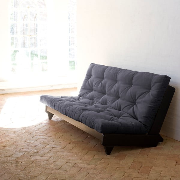 Dīvāns gulta Karup Fresh Wenge/Gray