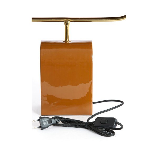Oranža metāla galda lampa (augstums 38 cm) Cardona – Light & Living-image-4