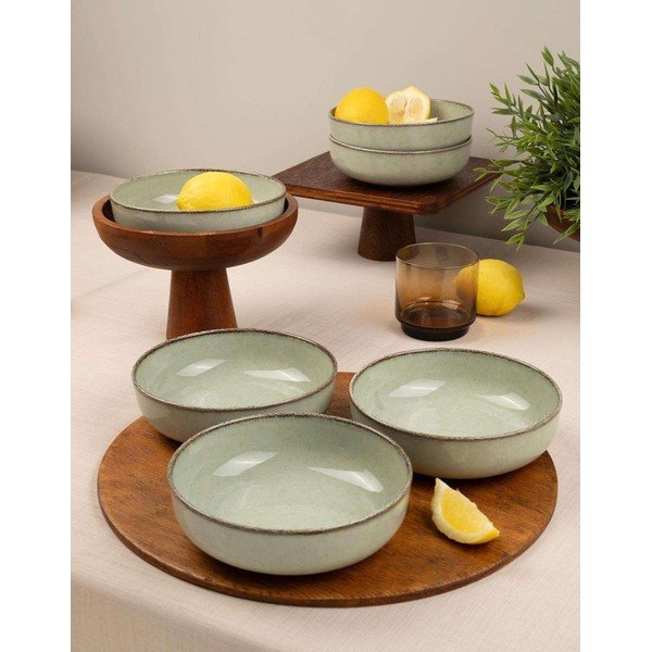 Gaiši zaļas porcelāna bļodiņas (6 gab.) 75 ml – Hermia-image-1