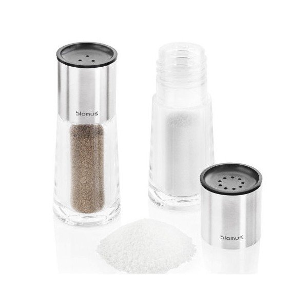 Sāls un piparu trauciņu komplekts Blomus Perea-image-1