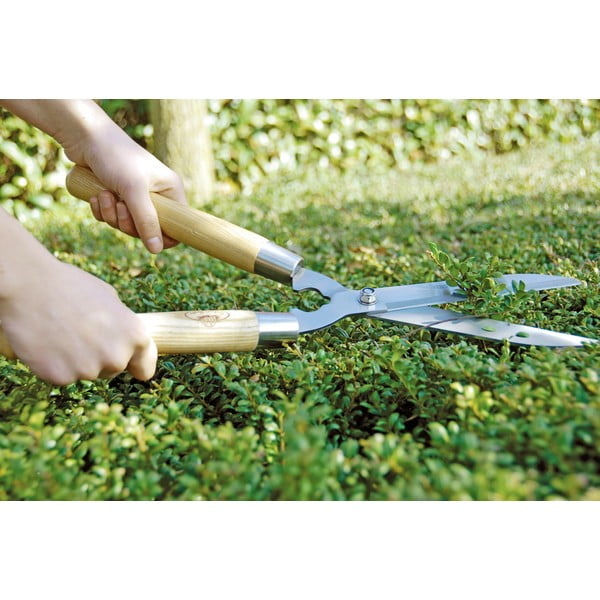 Esschert Design Lielas gludas oša koka dārza grieznes-image-1