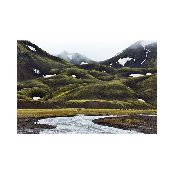 Stikla glezna 120x80 cm Fjallabak – Styler