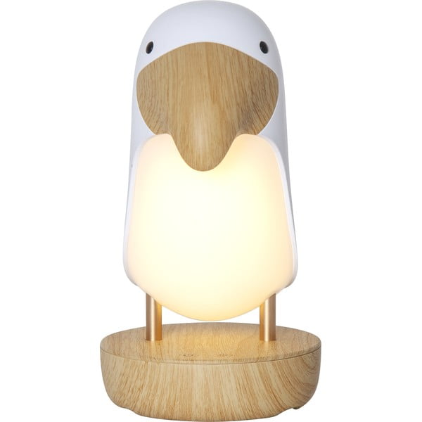 Balta/brūna LED bērnu naktslampiņa Toucan – Star Trading-image-3