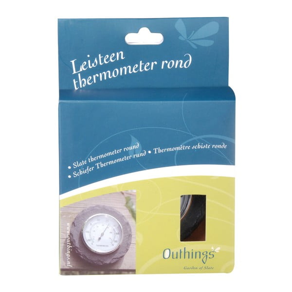 Sienas termometrs no šīfera Esschert Design, Ø 10 cm-image-2