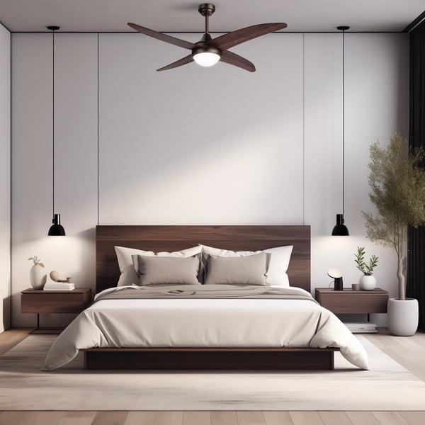 Tumša dabīga toņa LED griestu lampa ø 13 cm Regal – SULION-image-2