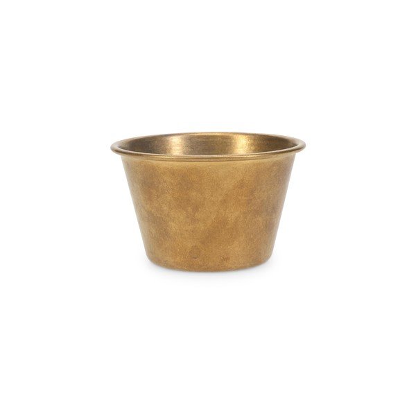 Zelta krāsas metāla servēšanas bļodiņa 110 ml Serve – BonBistro