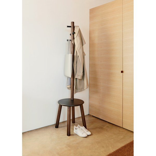 Melns/dabīga toņa pakaramais no gumijkoka Pillar – Umbra-image-1