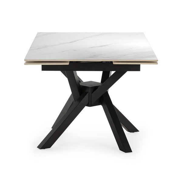 Izvelkams ēdamgalds ar papildu galda virsmu un ar akmens galda virsmu 90x150 cm Arlene – Marckeric-image-3