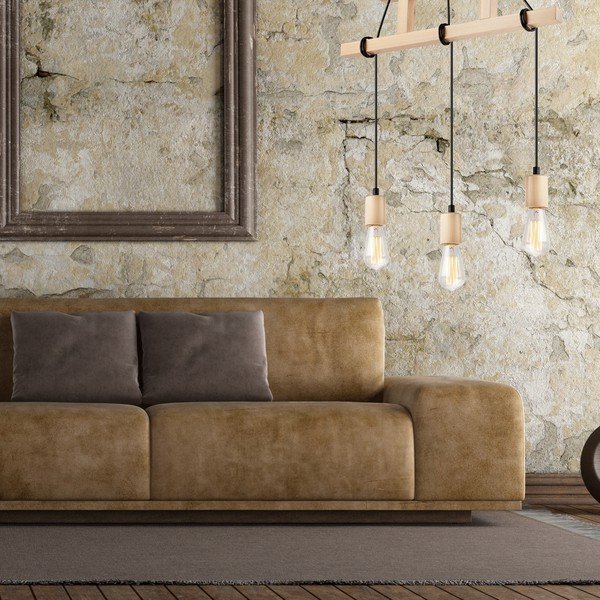 Dabīga toņa piekaramā lampa Leon – LAMKUR-image-2