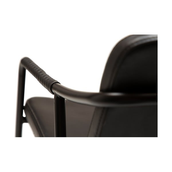 Melns mākslīgās ādas krēsls DAN-FORM Denmark Boto-image-1