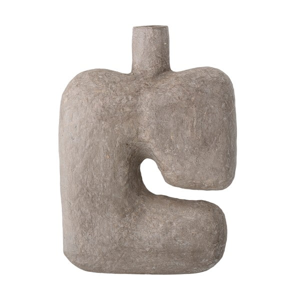 Pelēka dekoratīvā papīra vāze Bloomingville Banael, augstums 36 cm-image-3