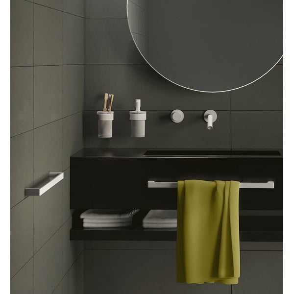 Balts stikla sienas trauks zobu birstei Gedy Pirenei – Sapho-image-1