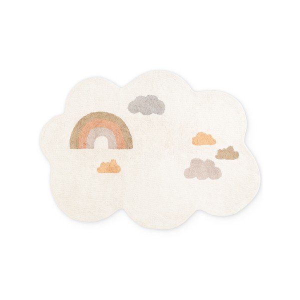 Krēmkrāsas mazgājams/ar rokām darināts kokvilnas bērnu paklājs 140x200 cm Snuggle Willy – Hanse Home