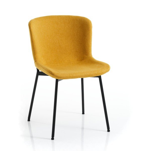 Okera dzelteni pusdienu krēsli (2 gab.) Snug – Tomasucci