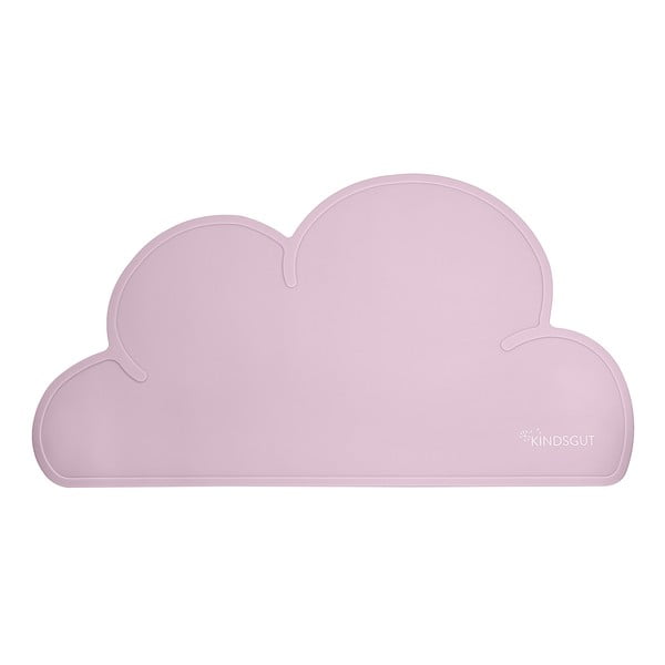Rozā silikona paliktnis Kindsgut Cloud, 49 x 27 cm