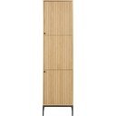 Dabīga toņa drēbju skapis ar ozolkoka imitāciju 51x200x60 cm Albany  – Actona