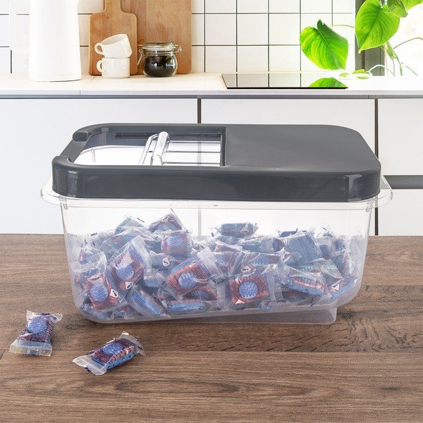 Plastmasas uzglabāšanas kaste ar vāku 35x20x18 cm Slop – Orion-image-4