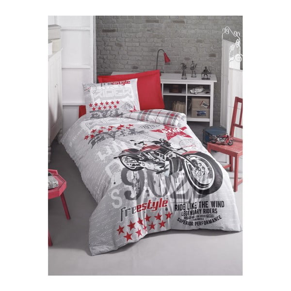 Gultas veļa ar gultas pārklāju vienvietīgai gultai Freestyle, 160 x 220 cm