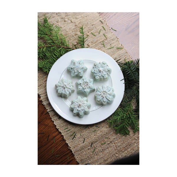 Kūku veidne 6 mini kūciņām sudraba krāsā Nordic Ware Snowflakes, 700 ml-image-2