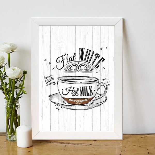 Glezna 24x29 cm Flat White – Wallity-image-1