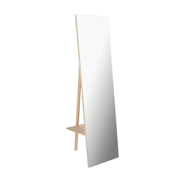Grīdas spogulis ar masīvkoka rāmi 45x160 cm Keisy – Kave Home