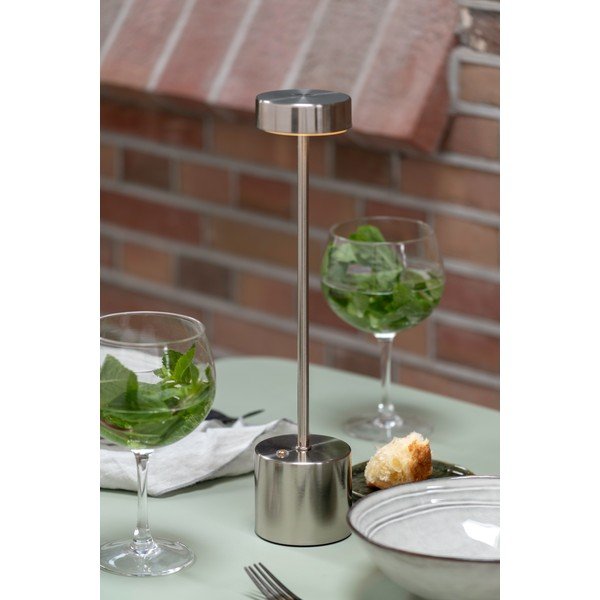 LED galda/pārvietojams āra gaismeklis ar USB ø 8 cm Ganar LED – Leitmotiv-image-1